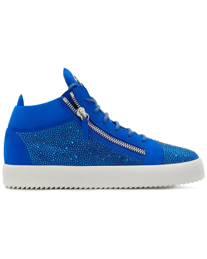 Giuseppe Zanotti Kriss High-Top-Sneakers - Blau Blau