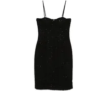 Midikleid mit Pailletten - Schwarz