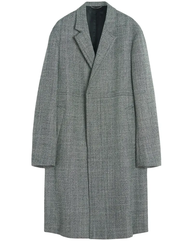 Lanvin Melierter Mantel - Grau Grau