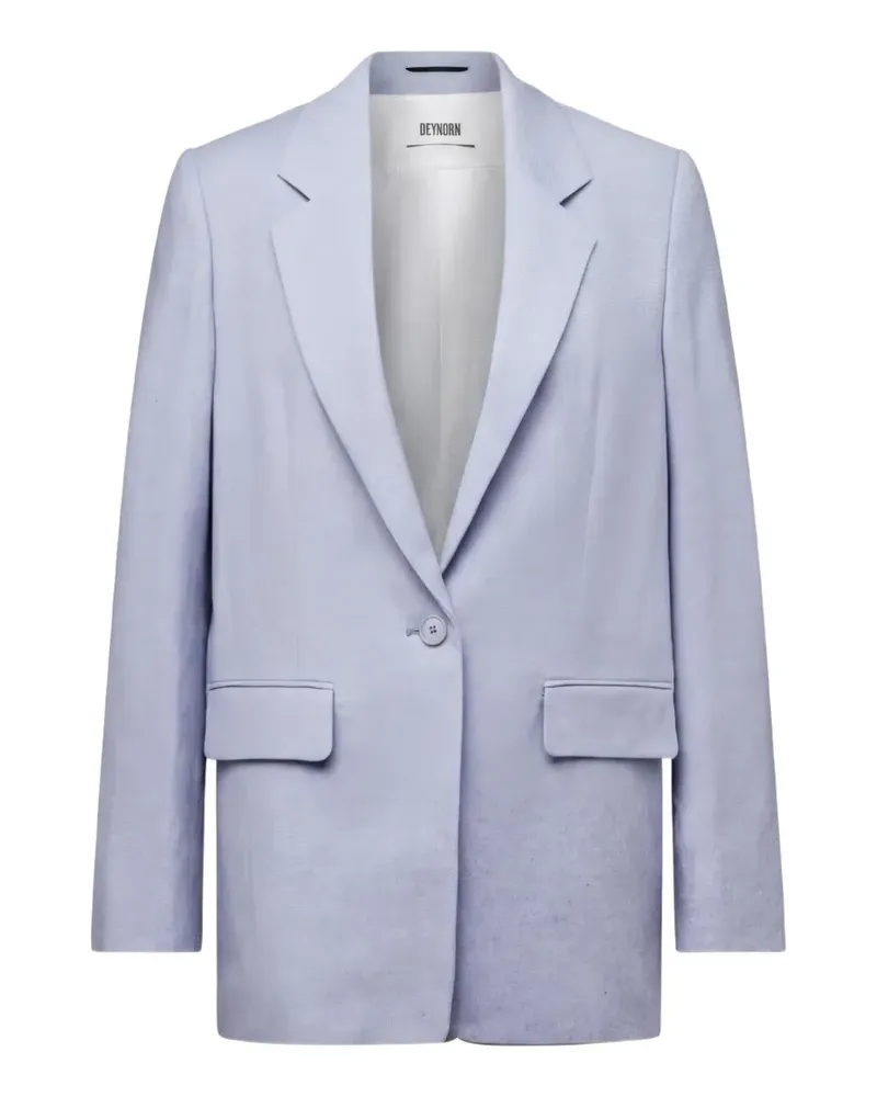 Drykorn single-breasted notched-lapel blazer - Blau Blau