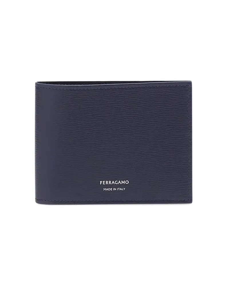 Ferragamo Portemonnaie mit Logo-Stempel - Blau Blau
