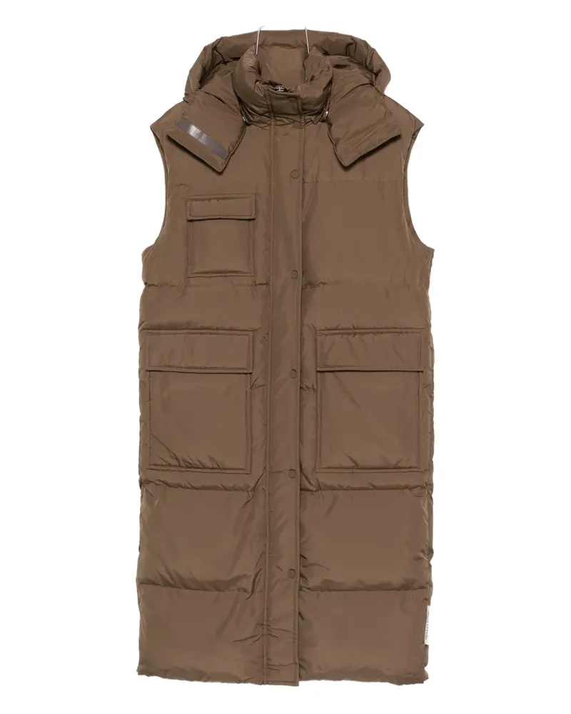 Marc O'Polo Gesteppte Kapuzenweste - Braun Braun