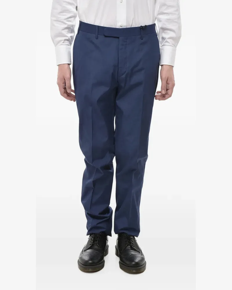 Corneliani pressed-crease trousers - Blau Blau