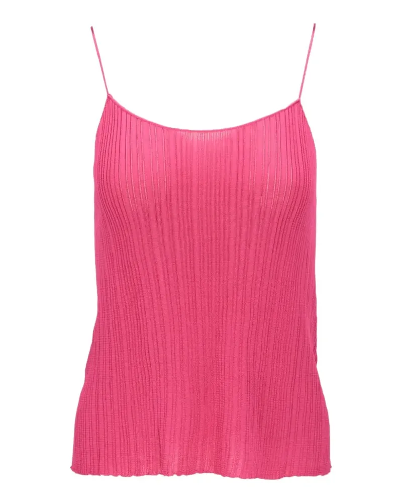 Tom Ford Geripptes Top - Rosa Rosa