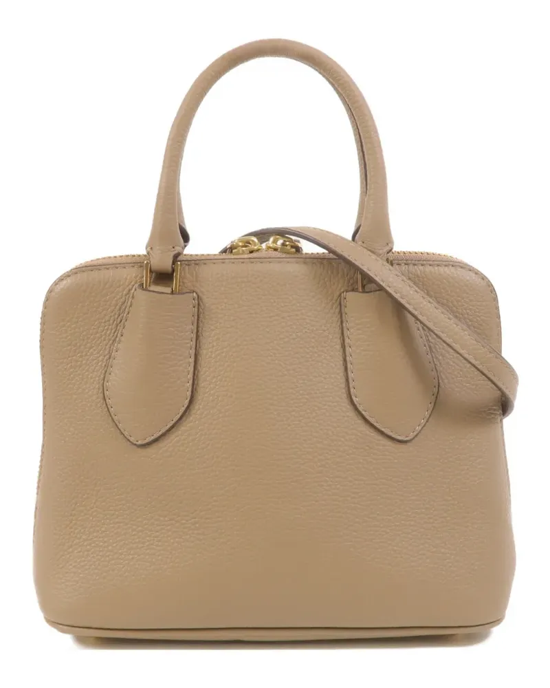 Tory Burch pebbled leather shoulder bag - Nude Nude