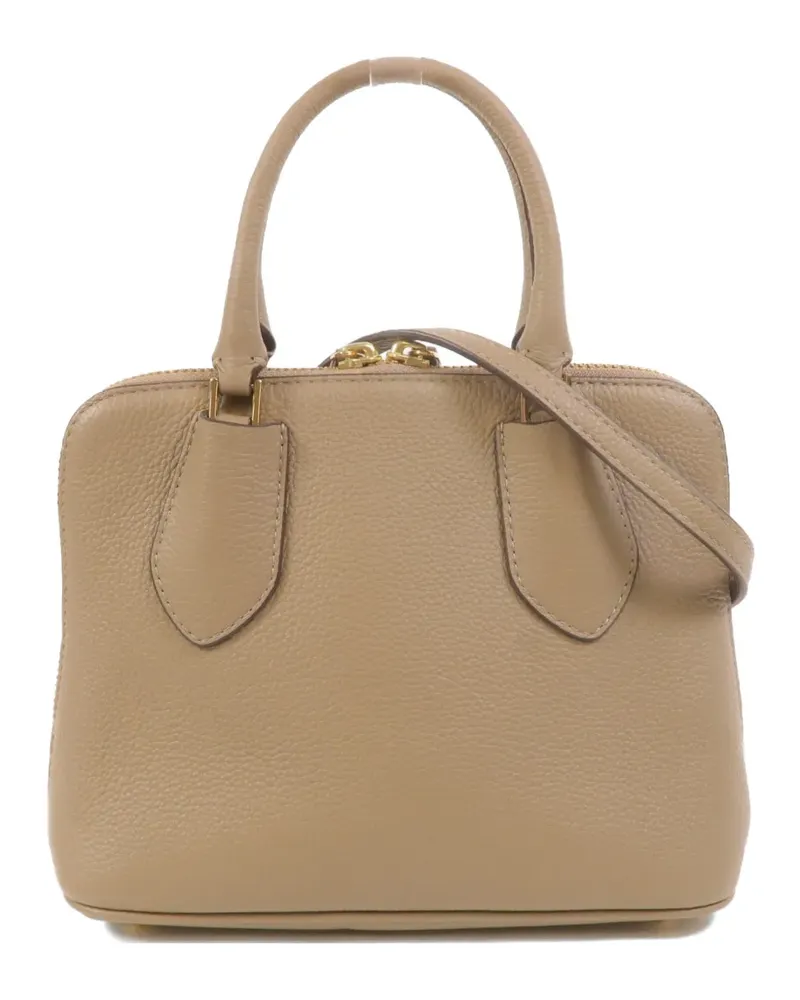 Tory Burch pebbled leather shoulder bag - Nude Nude
