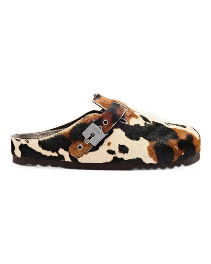Scholl Grace cow-print sneakers - Weiß Weiß