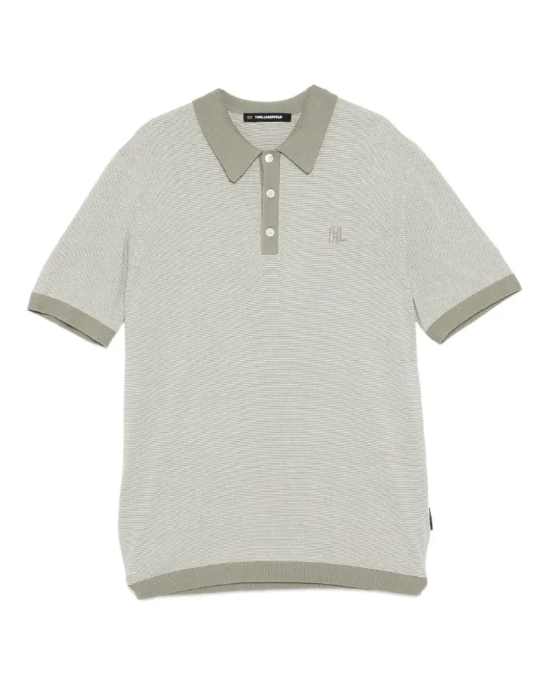 Karl Lagerfeld Ottoman polo shirt - Grau Grau