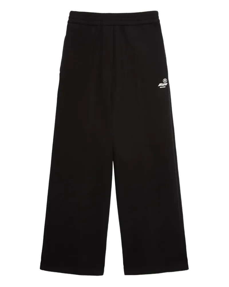 MSGM logo sweatpants - Schwarz Schwarz