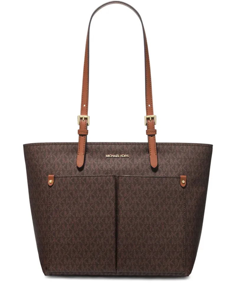 Michael Kors Mittelgroße 'Jet Set' Handtasche - Braun Braun