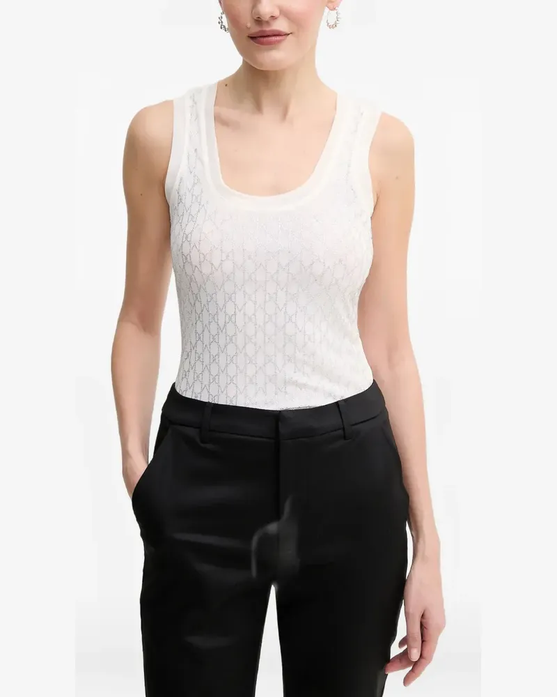 MARCIANO Los Angeles Aria logo-pattern top - Weiß Weiß