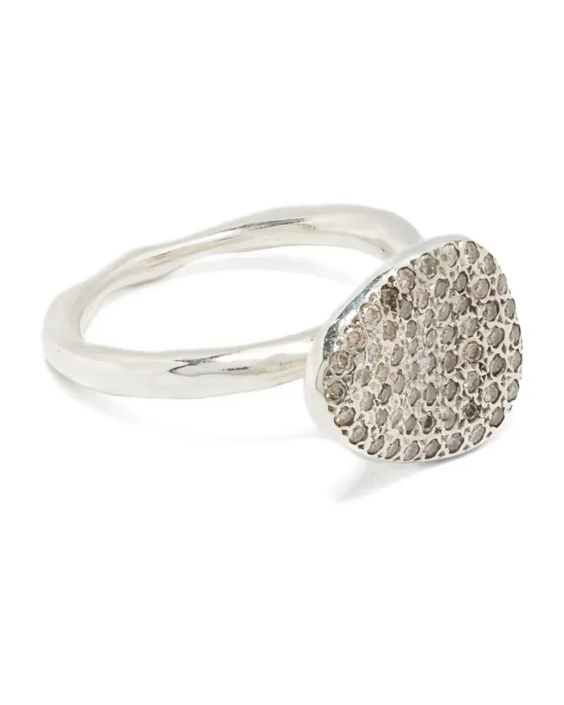 Rosa Maria Marcia Ring aus Sterlingsilber mit Diamant Silber