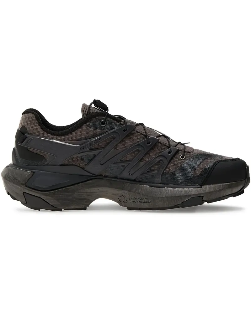 Salomon Trail-Laufschuhe mit Mesh-Einsätzen - Schwarz Schwarz