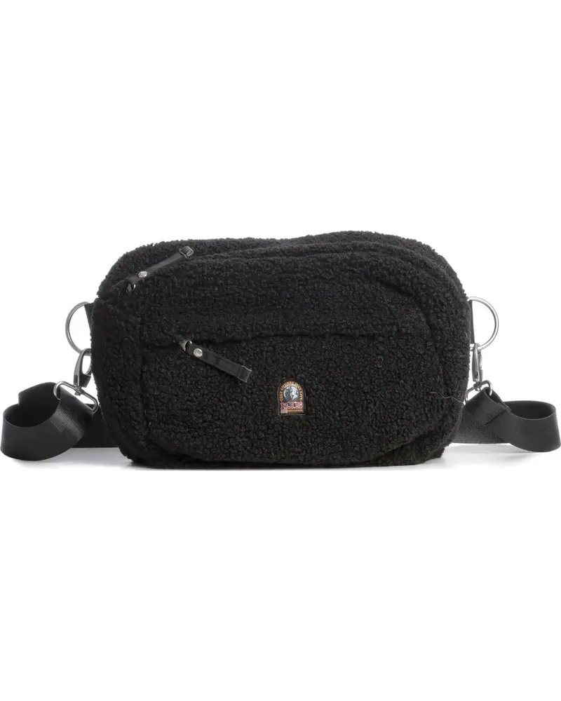 Parajumpers Gürteltasche mit Teddy-Struktur - Schwarz Schwarz