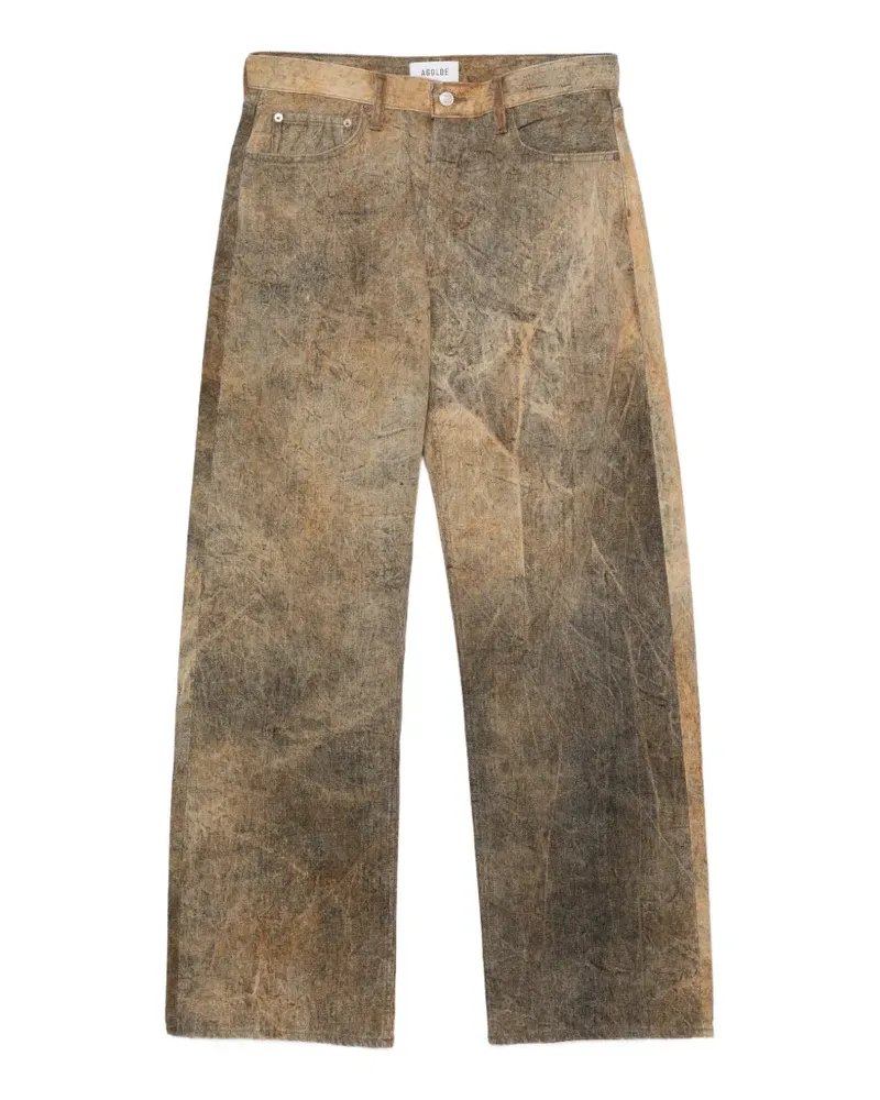 AGOLDE Afton faded jeans - Braun Braun