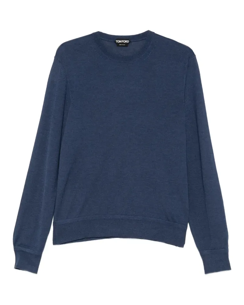 Tom Ford Pullover mit Rundhalsausschnitt - Blau Blau
