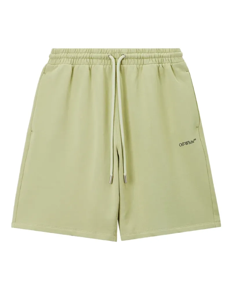 OFF-WHITE Shorts mit grafischem Print - Grün Grün