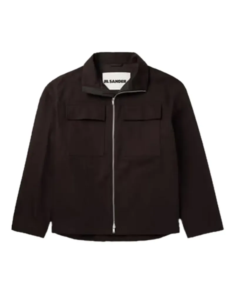 Jil Sander Jacke mit Klappentasche - Braun Braun