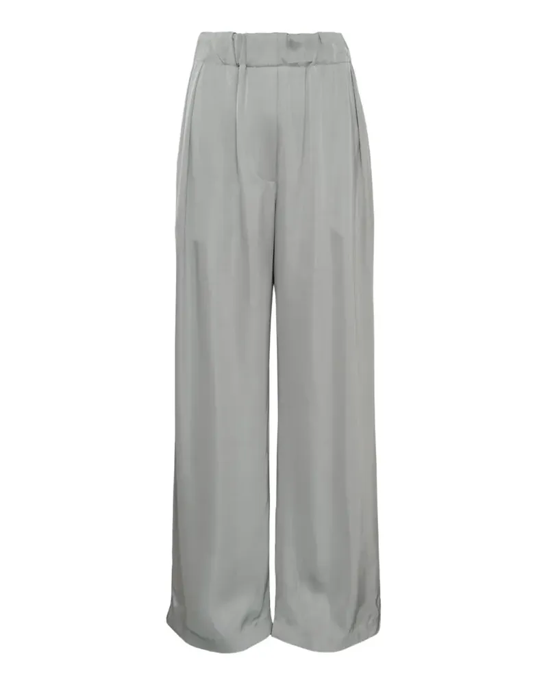 Jil Sander Palazzohose mit elastischem Bund - Grau Grau
