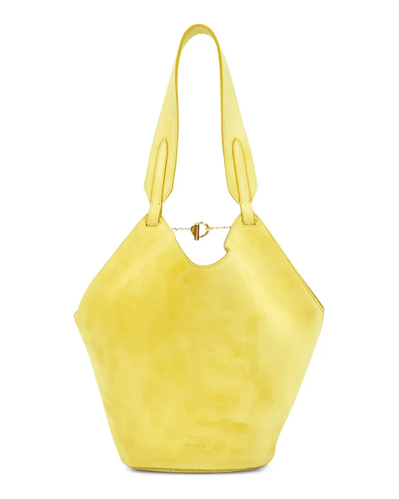 KHAITE mini Lotus chain tote bag - Gelb Gelb