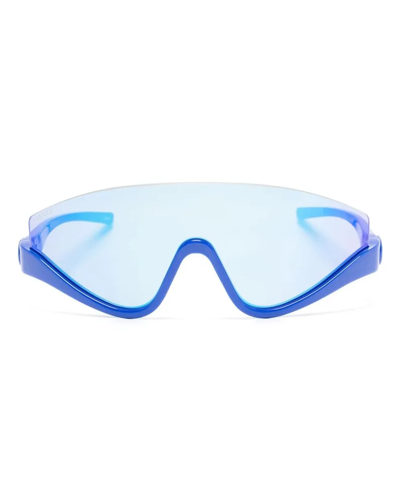 Gucci Halbrand-Sonnenbrille - Blau Blau