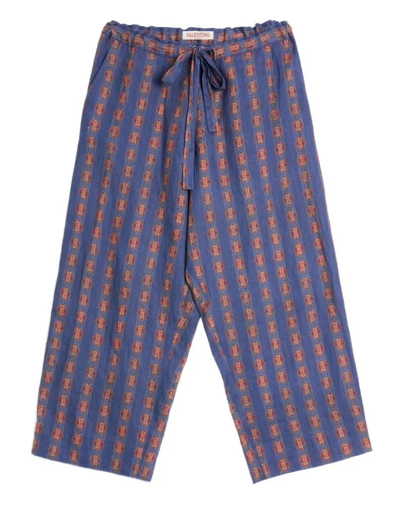 Valentino Garavani Voyage Imaginaire Pyjama-Hose - Blau Blau