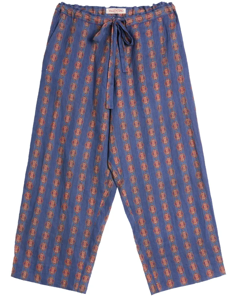 Valentino Garavani Voyage Imaginaire Pyjama-Hose - Blau Blau