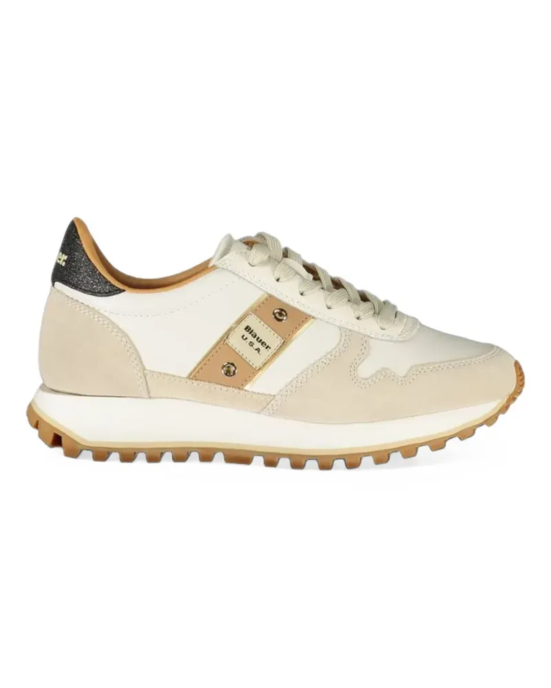 Blauer Millen Sneakers mit Logo - Nude Nude