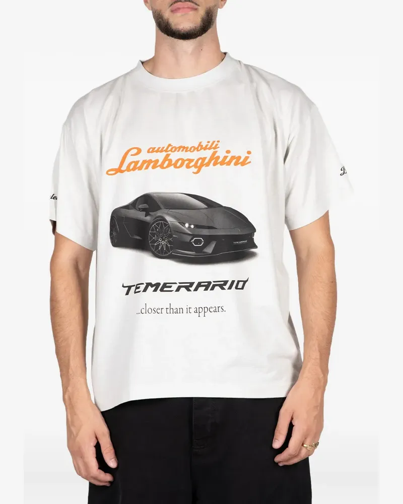 Balenciaga Automobili Lamborghini T-Shirt - Nude Nude