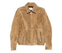 Maddox Wildlederjacke mit Reißverschluss - Nude