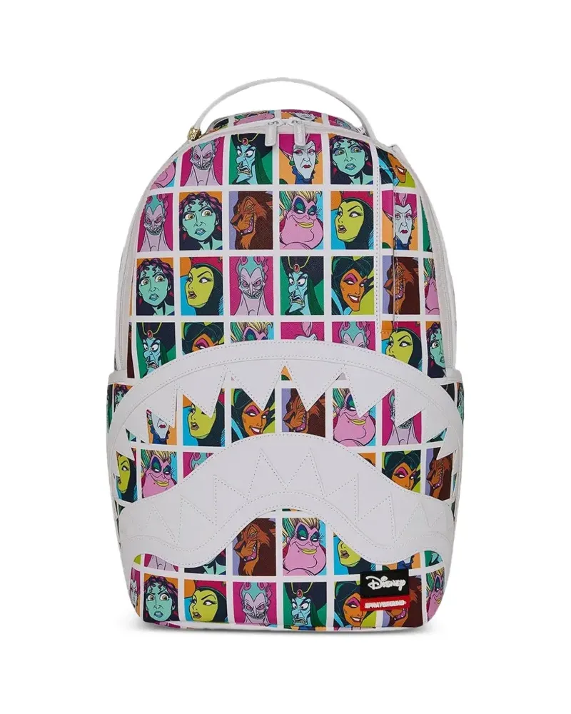 Sprayground x Disney Villains Shark Mouth Rucksack - Weiß Weiß