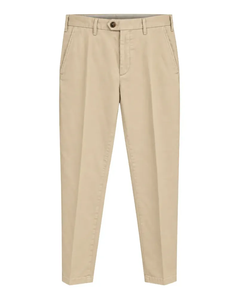 Canali Klassische Slim-Fit-Hose - Nude Nude