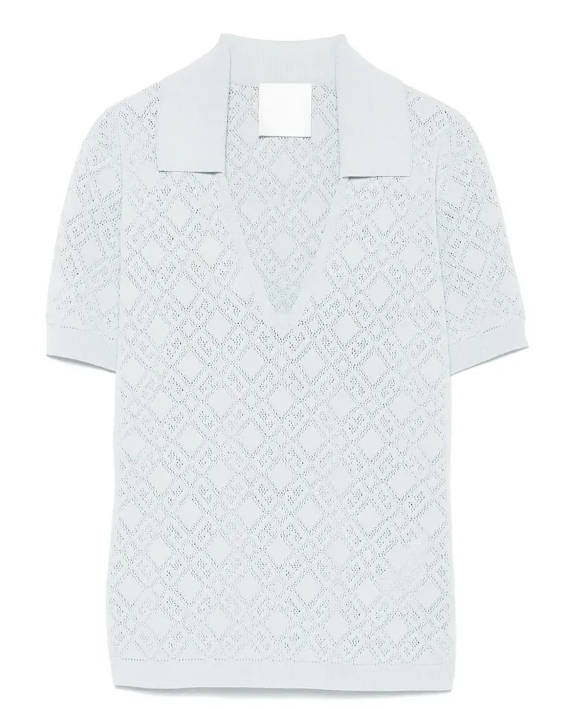Givenchy Fein gestricktes T-Shirt - Blau Blau