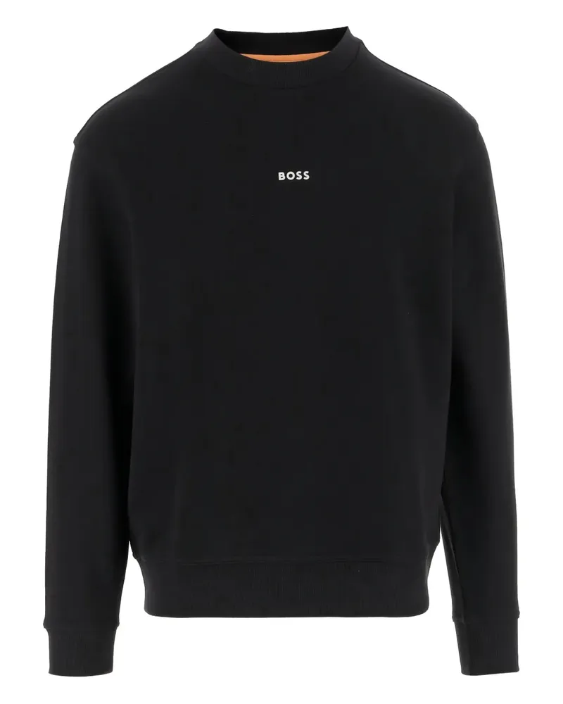 HUGO BOSS Klassisches Sweatshirt - Schwarz Schwarz