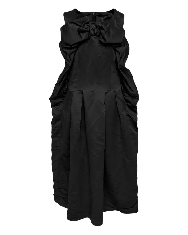 Comme des Garçons bow pinafore mini dress - Schwarz Schwarz
