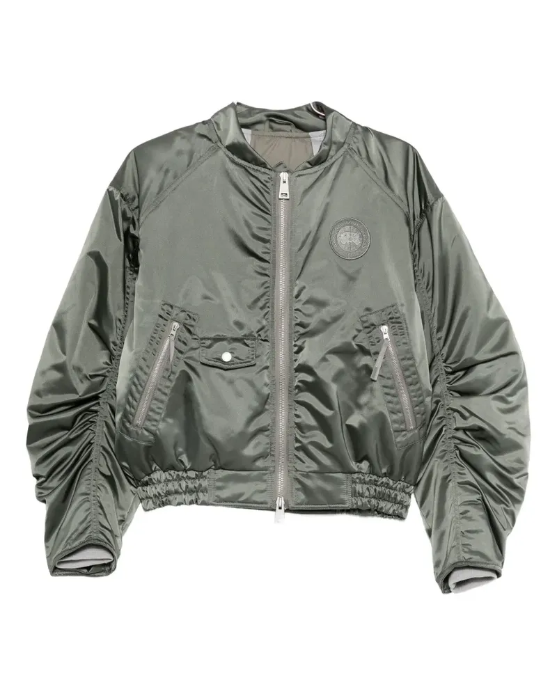 Canada Goose zip-up bomber jacket - Grau Grau