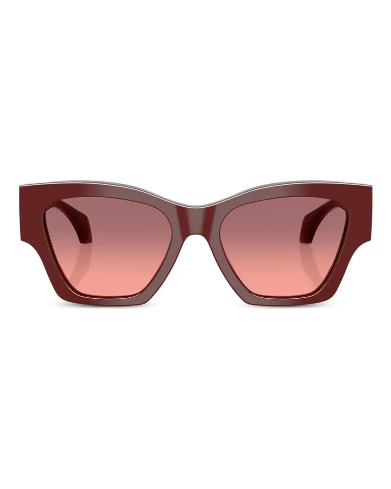 Versace geometric-frame sunglasses - Rot Rot