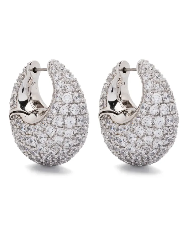 Swarovski Sublima Ohrringe mit Piercing - Silber Silber