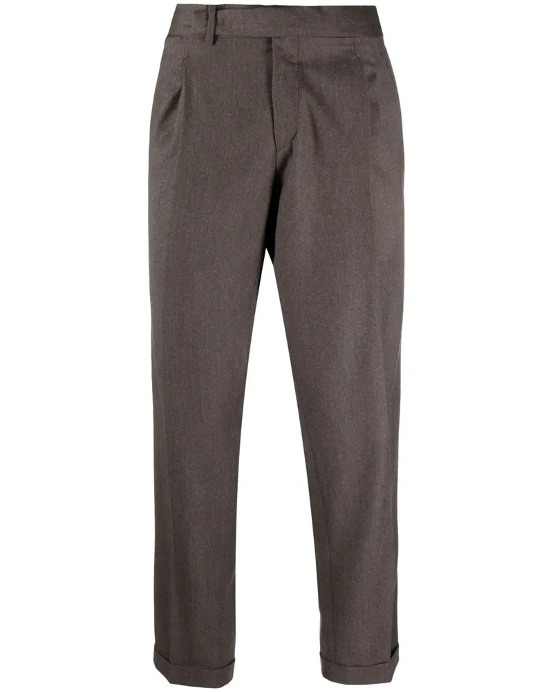 Briglia 1949 Klassische Hose aus Filz - Braun Braun