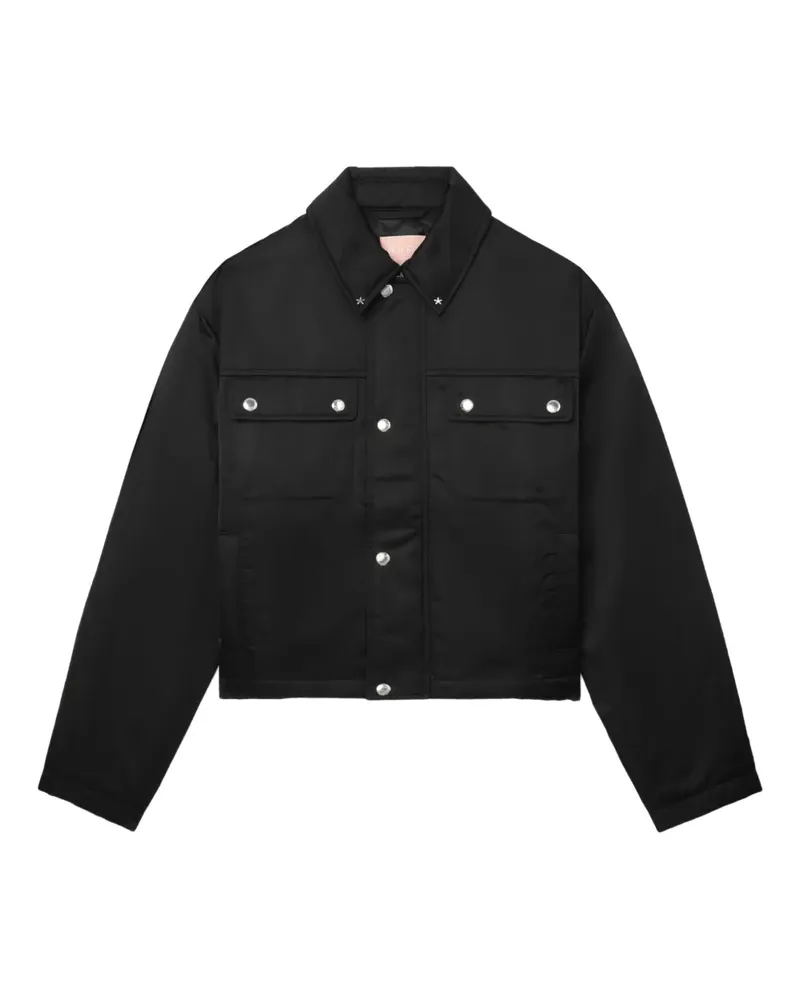 BAPE star-appliqué flap-pockets jacket - Schwarz Schwarz
