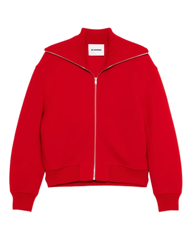 Jil Sander Jacke mit Stehkragen - Rot Rot