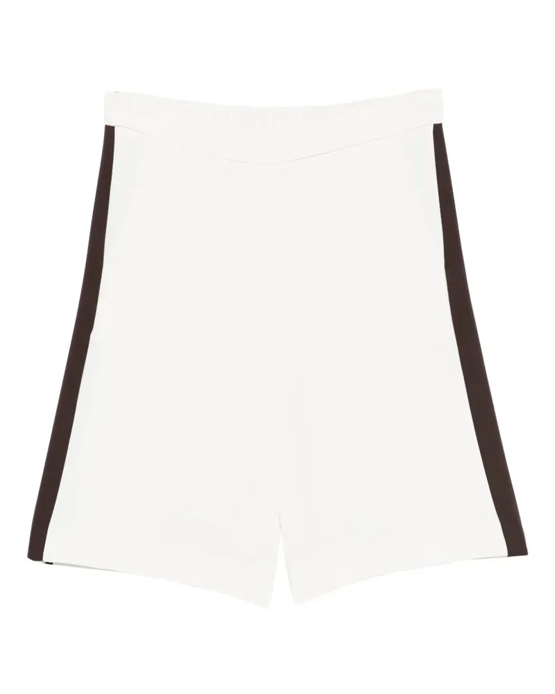 P.A.R.O.S.H. P.A.R.O H. Gestreifte Panty Bermudas - Weiß Weiß