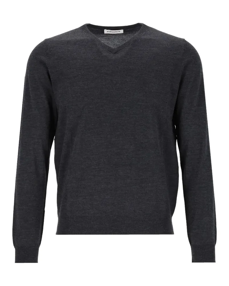 Al Duca D’Aosta 1902 Pullover mit V-Ausschnitt - Grau Grau