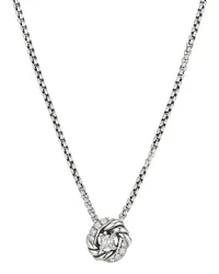 David Yurman Petite Infinity Halskette aus Sterlingsilber Silber