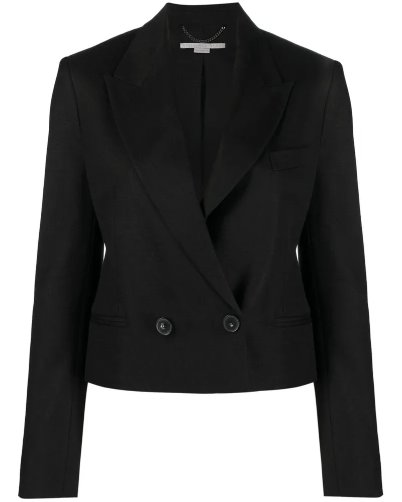 Stella McCartney Doppelreihiger Blazer - Schwarz Schwarz