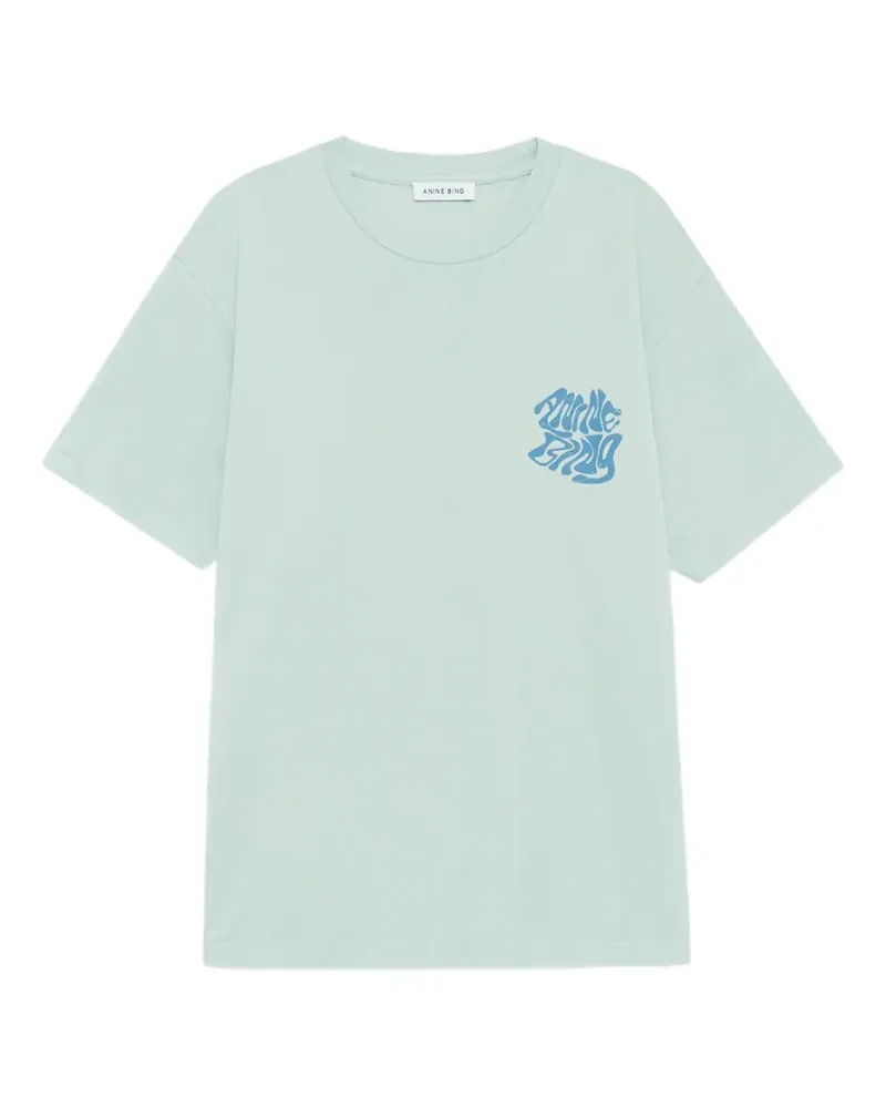 Anine Bing Cade logo-print T-shirt - Grün Grün