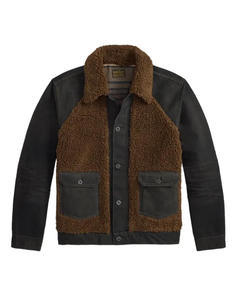 Ralph Lauren Gefütterte Jacke mit Klappentasche - Schwarz Schwarz