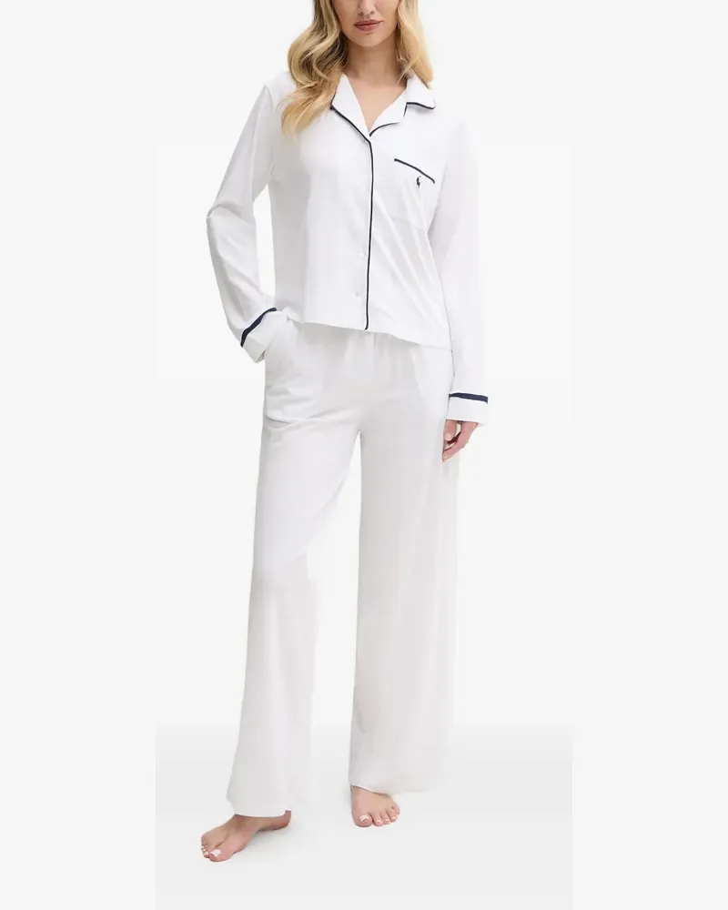 Ralph Lauren Pyjama aus Baumwollgemisch - Weiß Weiß