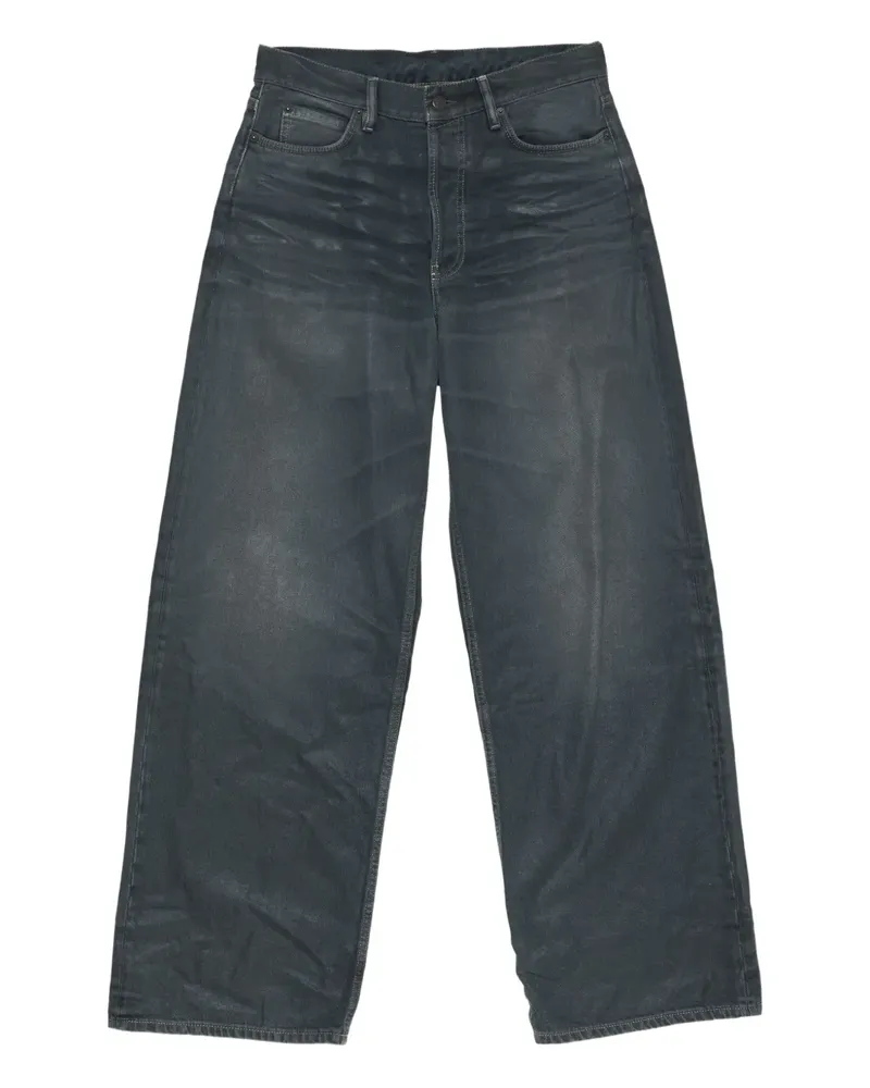 Acne Studios 1981 Jeans mit Logo-Patch - Schwarz Schwarz