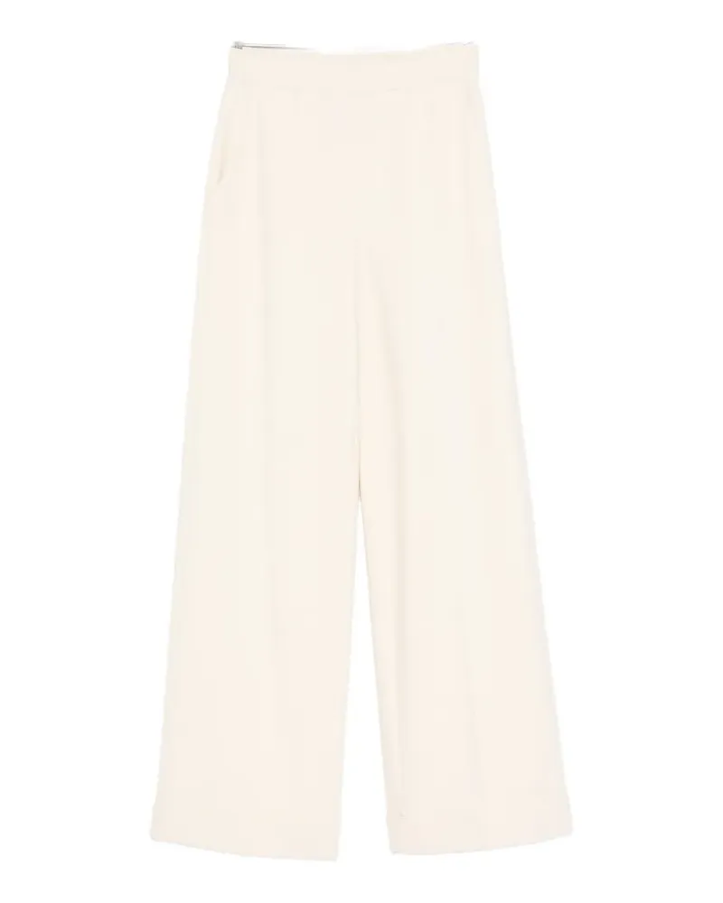 Semicouture wide-leg tailored trousers - Nude Nude